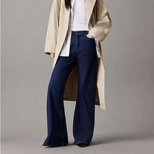 Calvin Klein High Rise Flare Jeans Dark Wash Size‎ 24 Tall NWT